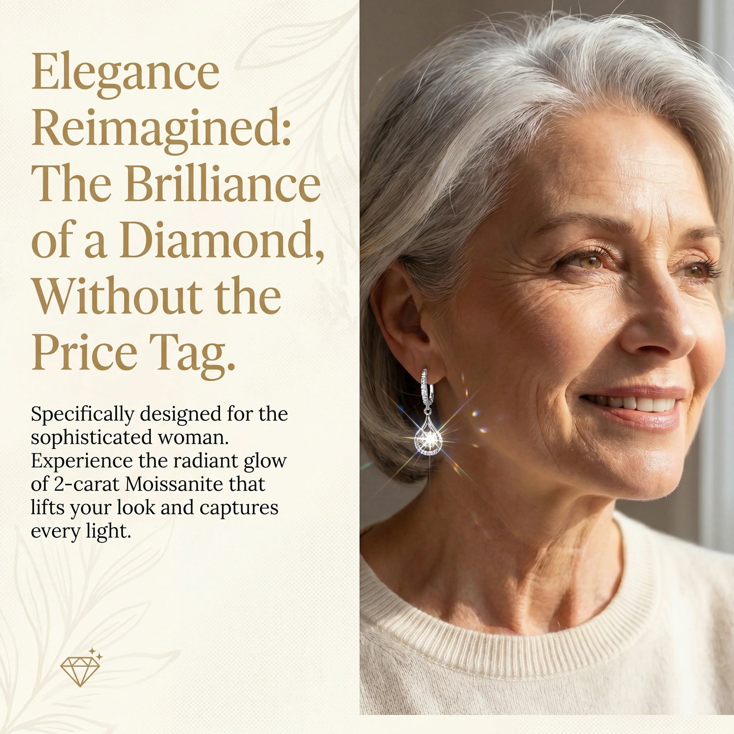 🔥🔥 90% OFF TODAY: 1-Carat "Dancing" Moissanite Earrings – The Pure S925 Comfort & Sparkle You Deserve 💎