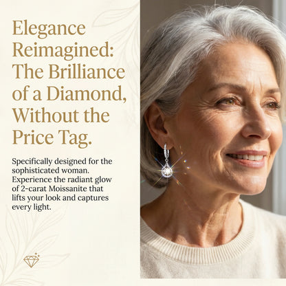 🔥🔥 90% OFF TODAY: 1-Carat "Dancing" Moissanite Earrings – The Pure S925 Comfort & Sparkle You Deserve 💎