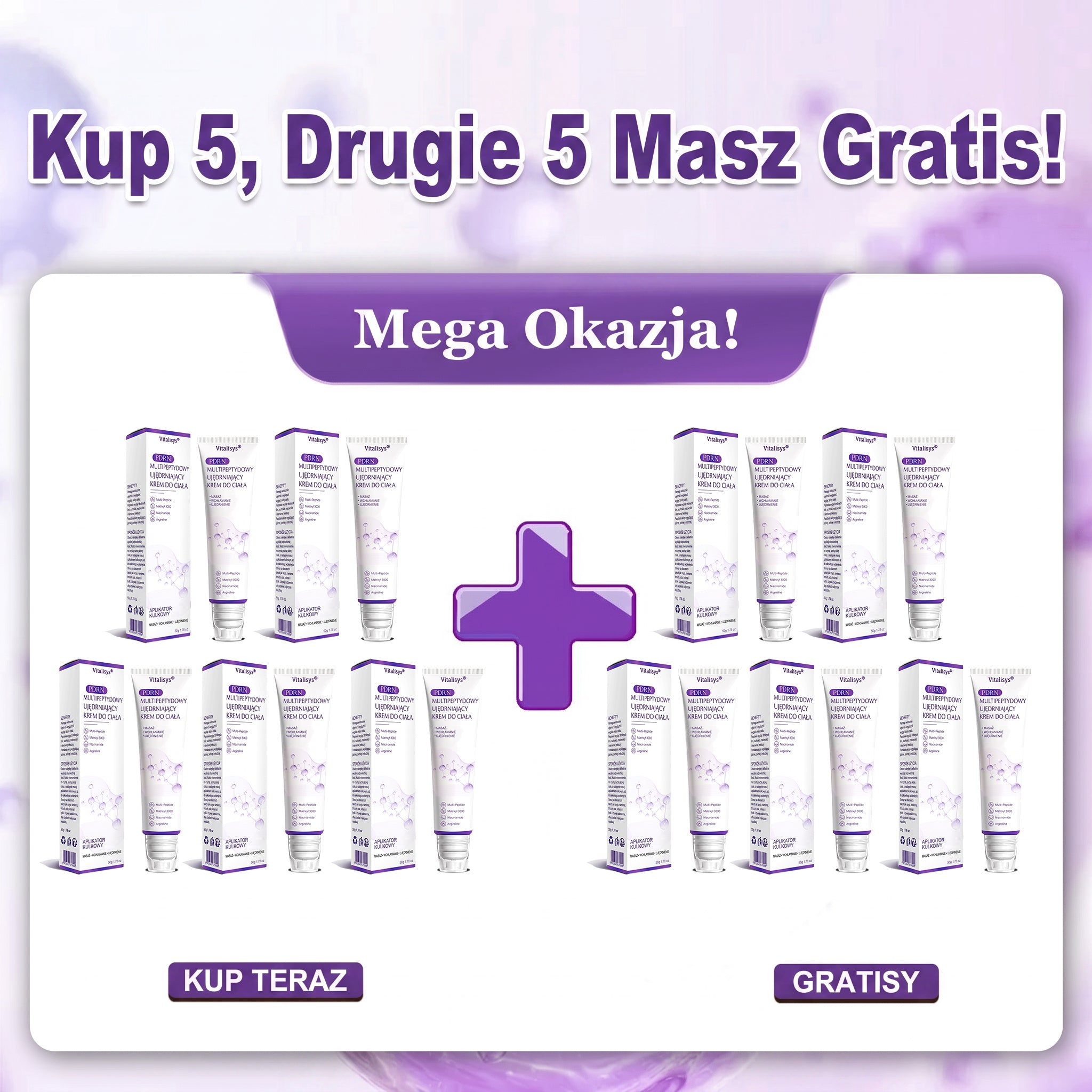 10 opakowań — Kup 5 otrzymaj 5 gratis
