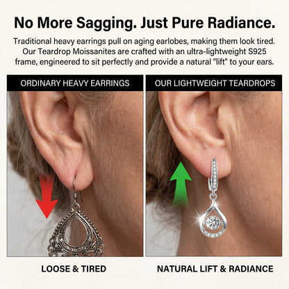 🔥🔥 90% OFF TODAY: 1-Carat "Dancing" Moissanite Earrings – The Pure S925 Comfort & Sparkle You Deserve 💎