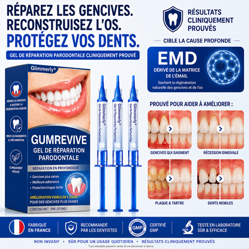 🇫🇷 𝑮𝒍𝒊𝒎𝒎𝒆𝒓𝒍𝒚®🦷 𝑮𝒖𝒎𝑹𝒆𝒗𝒊𝒗𝒆 𝑮𝒆𝒍 𝒅𝒆 𝑹é𝒑𝒂𝒓𝒂𝒕𝒊𝒐𝒏 𝑷𝒂𝒓𝒐𝒅𝒐𝒏𝒕𝒂𝒍𝒆💎