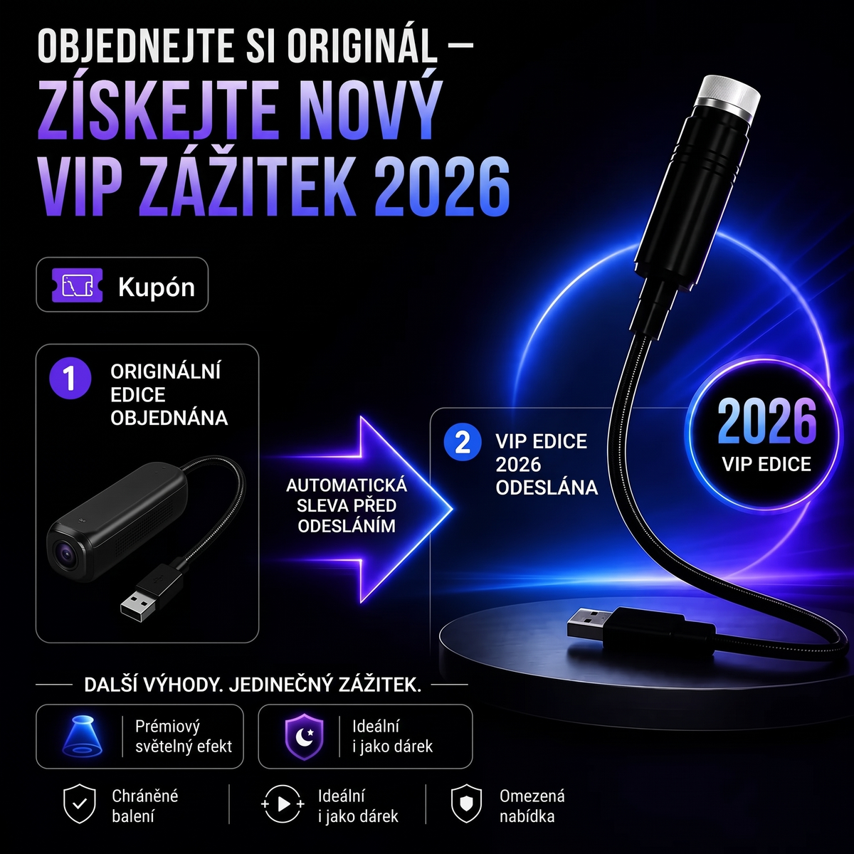 Vitalisys® 5D Inteligentny Projektor Gwiazd 🌌 – 30+ dynamicznych scen i sterowanie aplikacją  💎