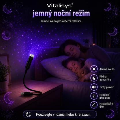 Vitalisys® 5D Inteligentny Projektor Gwiazd 🌌 – 30+ dynamicznych scen i sterowanie aplikacją  💎