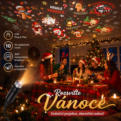 Vitalisys® 5D Inteligentny Projektor Gwiazd 🌌 – 30+ dynamicznych scen i sterowanie aplikacją  💎