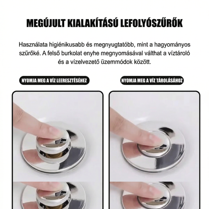 👑Utolsó napi akció: 49% kedvezmény👑 Felugró mosogató lefolyószűrő -- 🛀 Eltávolítja a szagokat és megelőzi a dugulást