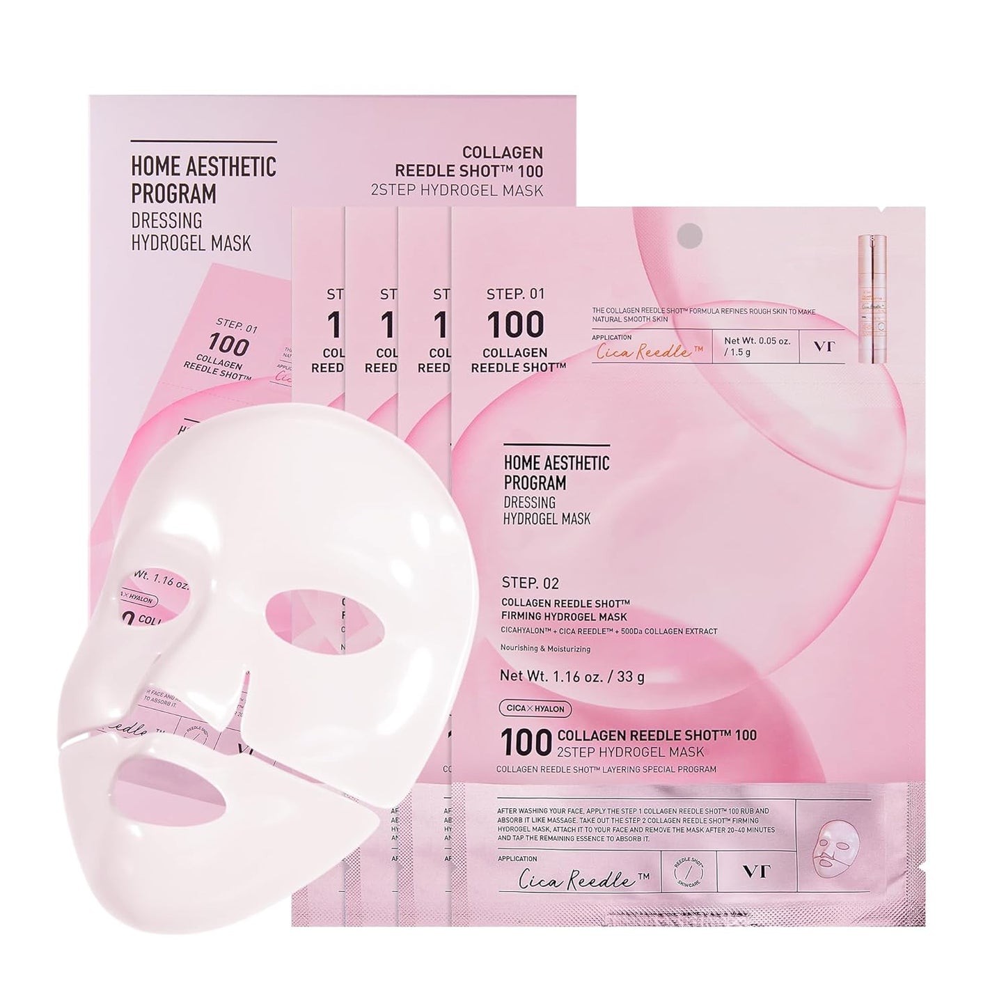 Dwuetapowa maska hydrożelowa VT COSMETICS Reedle Shot 100
