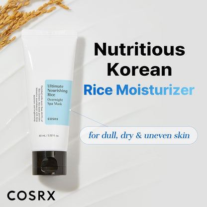 Intensywnie odżywcza całonocna maska ryżowa COSRX Ultimate Nourishing Rice Overnight Spa Mask