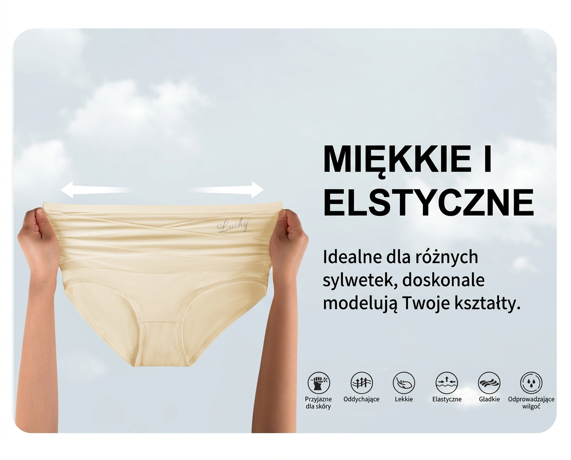 ❤️Majtki wyszczuplające plus size z wysokim stanem i krzyżowym panelem modelującym brzuch🍬