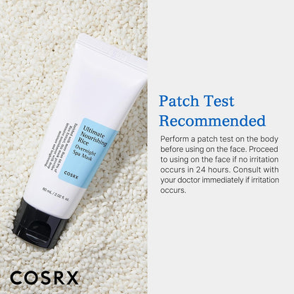 Intensywnie odżywcza całonocna maska ryżowa COSRX Ultimate Nourishing Rice Overnight Spa Mask
