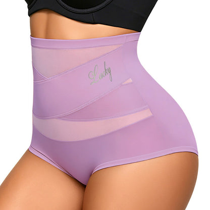 ❤️Majtki wyszczuplające plus size z wysokim stanem i krzyżowym panelem modelującym brzuch🍬