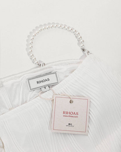 Vestido con tirantes de espiral texturizado
